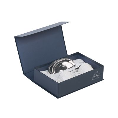 Набор чайный Ricciolo, на 2 персоны, белый с серебром-1