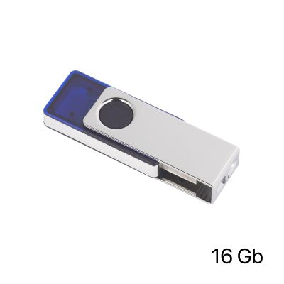 Флеш-карта TWISTA Transparent MS, 16Гб, темно-серый/серебристый-1