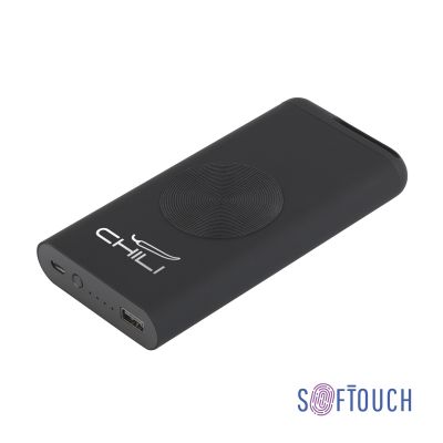 Беспроводное зарядное устройство Titan, 8000 mAh, черный-0