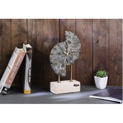 Часы Раковины, зеленый-1