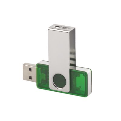 Флеш-карта TWISTA Transparent MS, 8Гб, зеленый-0