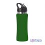 Бутылка для воды Индиана, покрытие soft touch, 0,6 л., зеленый
