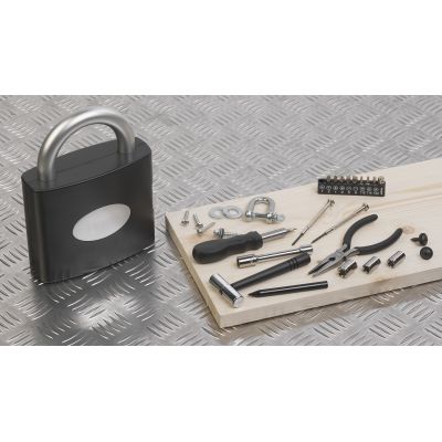 Набор инструментов Замок, черный с серебристым-1