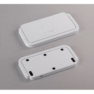 Лампа складная Smart Light с беспроводным (10W) зарядным устройством и подставкой для смартфона, белый-4