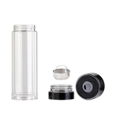 Заварочный термос Press 400 мл, серебристый, черный-3