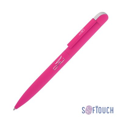 Ручка шариковая Jupiter, покрытие soft touch, фуксия-0