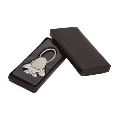 Брелок Самолет, серебристый-2