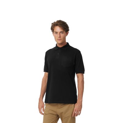 Поло Safran Pocket, черный-0