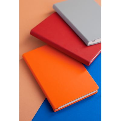 Ежедневник недатированный Милан, А5, покрытие soft touch, оранжевый-4