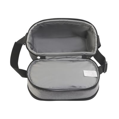 Набор для пикника Шотландия на 2 персоны с холодильным отделением, серый с черным-4