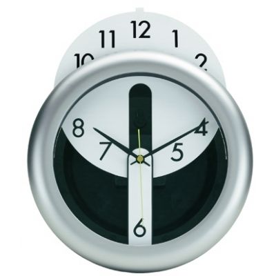 Часы настенные, белый/серебристый-1