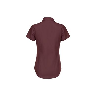 Рубашка женская с коротким рукавом Black Tie SSL/women, бордовый-2