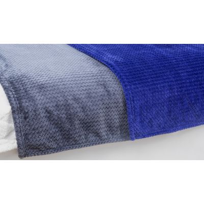 Плед Волна, темно-серый-3