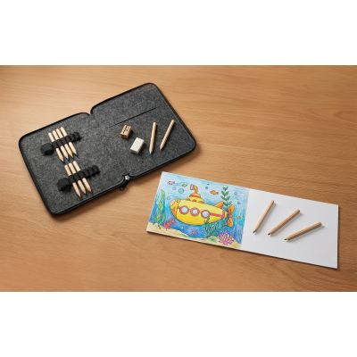 Набор для рисования Эскиз, черный с серым-4