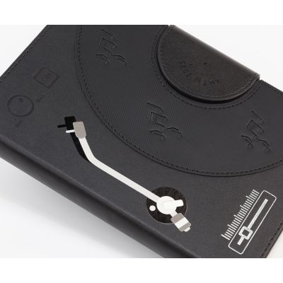 Ежедневник недатированный Сицилия, формат А5, черный, черный-7