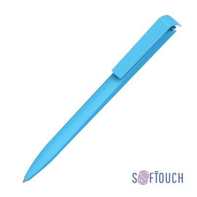 Ручка шариковая TRIAS SOFTTOUCH, бирюзовый-0