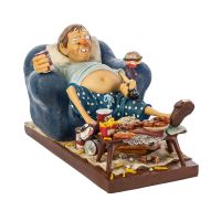 Скульптура Фанат, синий