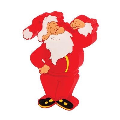 Флеш-карта Дед Мороз USB 8GB, красный с белым-0