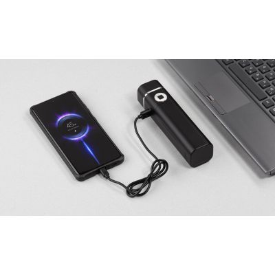 Складная лампа-фонарь Smart LED, черный-4