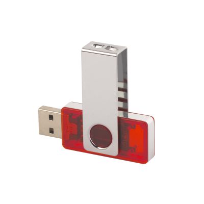 Флеш-карта TWISTA Transparent MS, 8Гб, красный-0