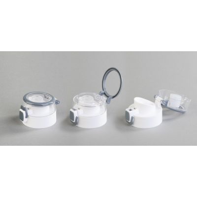 Бутылка для воды Vita 600 мл, серый с белым-5