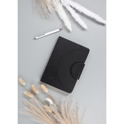 Ежедневник недатированный Сицилия, формат А5, черный, черный-1