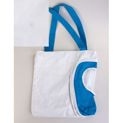 Сумка пляжная Карибские острова, белый с синим-2