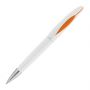 Ручка шариковая Sophie, белый с оранжевым