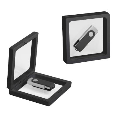 Футляр для флеш-карт Панорама, черный-1