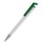 Ручка шариковая Chuck, белый с зеленым