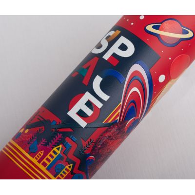 Термос Бостон с индикацией температуры, soft touch, 0,5л., красный-4