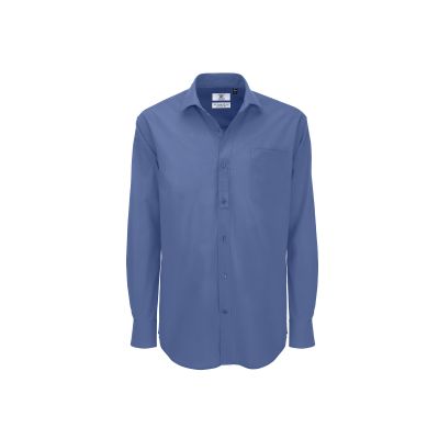 Рубашка мужская с длинным рукавом Heritage LSL/men, синий-1
