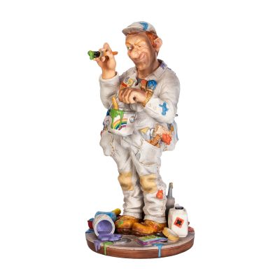 Скульптура Художник, белый-0