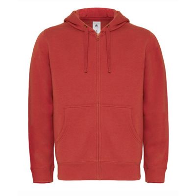 Толстовка мужская на молнии Hooded Full Zip/men, красный-1