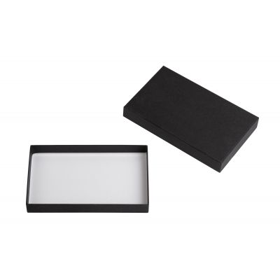 Подарочная коробка без ложемента (крышка-дно, 20 х 2,7 х 12,2 см), черный-1