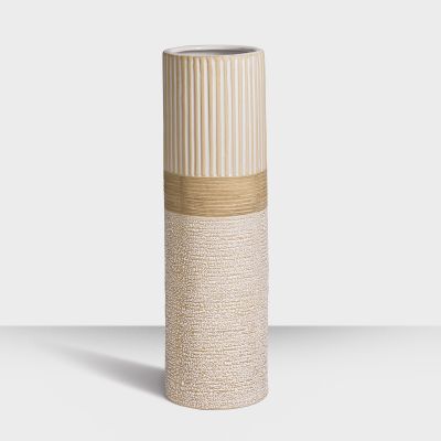 Ваза вертикальная Евростиль, бежевый-0