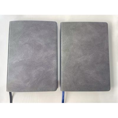 Ежедневник недатированный Турин , формат А5, серый с черным-0