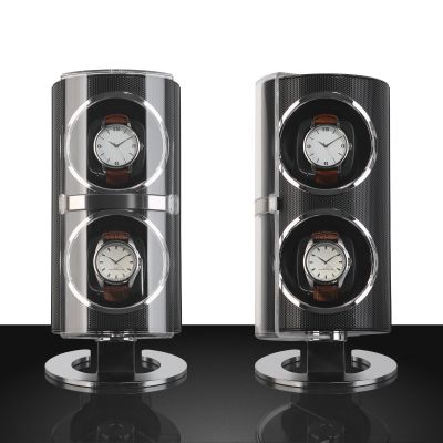Шкатулка для часов с подзаводом, черный-1