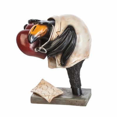 Статуэтка Rabenart Кардиолог, черный с красным-0