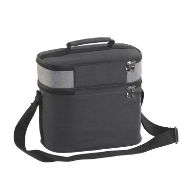 Набор для пикника Шотландия на 2 персоны с холодильным отделением, серый с черным-3