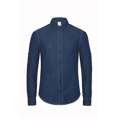 Рубашка  мужская DNM Vision/men, джинсовый-2