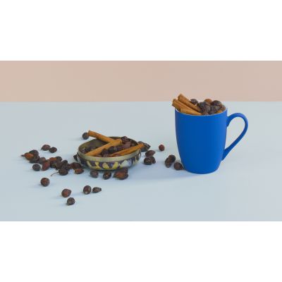 Кружка Trend, покрытие soft touch, синий-1