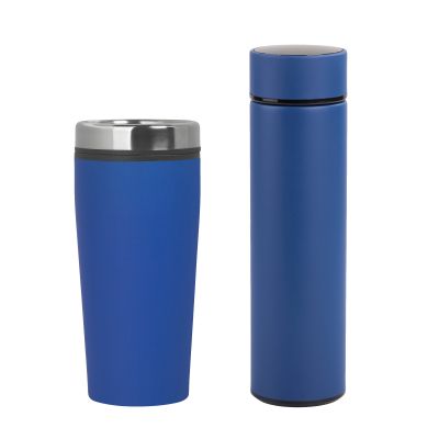 Набор подарочный Ритм, покрытие soft touch, синий-1