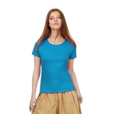 Футболка женская E150/women, ярко-бирюзовый-1