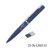 Ручка шариковая Callisto с флеш-картой 32Gb (USB3.0), черный, покрытие soft touch#, темно-синий