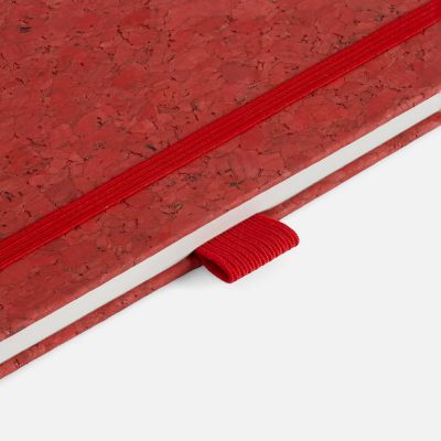 Блокнот Cork County, красный-7