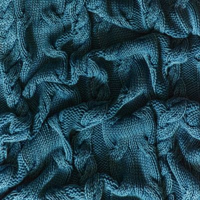 Плед Hygge, темно-зеленый-4