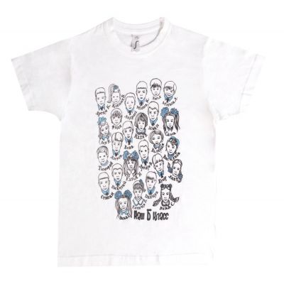 Футболка детская Regent Kids 150, белая-1