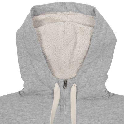 Толстовка на молнии Kulonga Sherpa, серый меланж-3