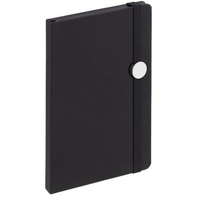 Блокнот Shall Round, черный-1